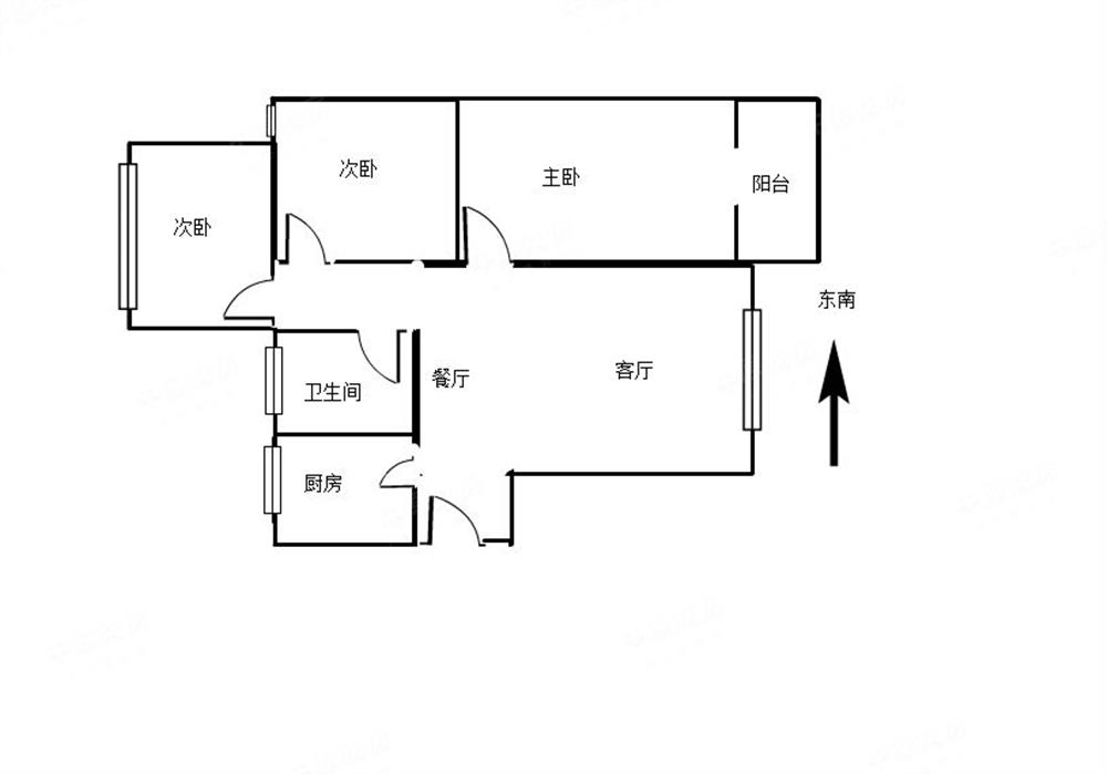 前海精装大三房安静看花园