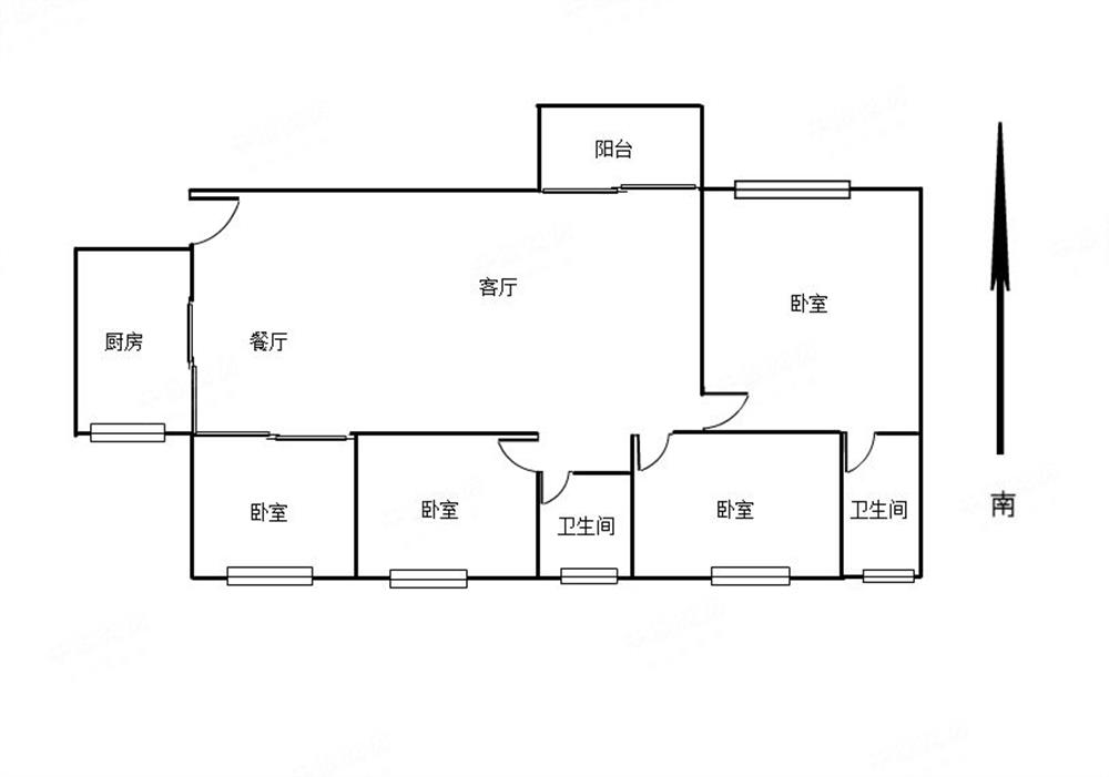 彩田村 满五年，南北通透看莲花山和小区公园