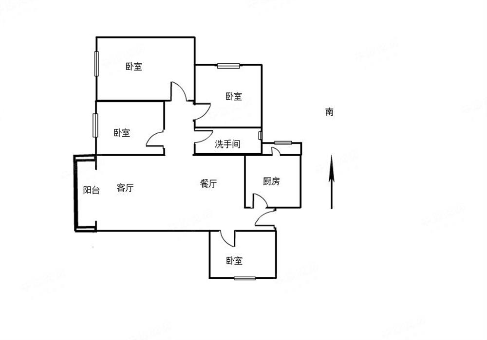 1号线固戍站 万象新天 高使用户型 精装四房 满5年税少