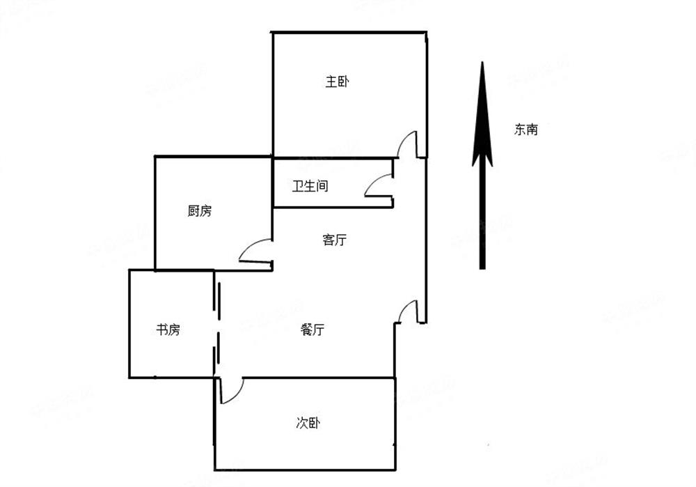 怡合花园，正规大2房2厅（可以改三房）宝中学位，花园中间楼