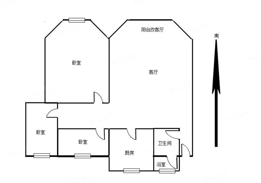 莲塘中/心，精装三房，户型方正，带罗外初中