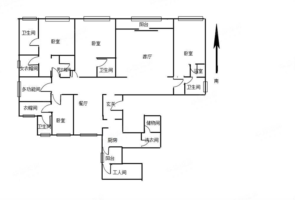 空中寓所视野开阔大平层四套间俯瞰整个福田