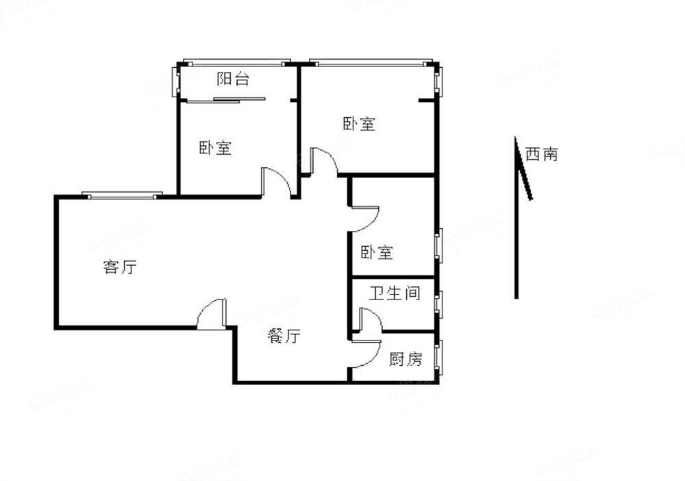 康欣园大两房 业主诚心出售 前后双公园环抱 安静精装修