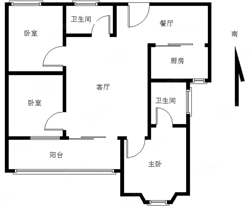 新出 上梅林双地铁接驳 卓悦汇商圈 大3房红本在手