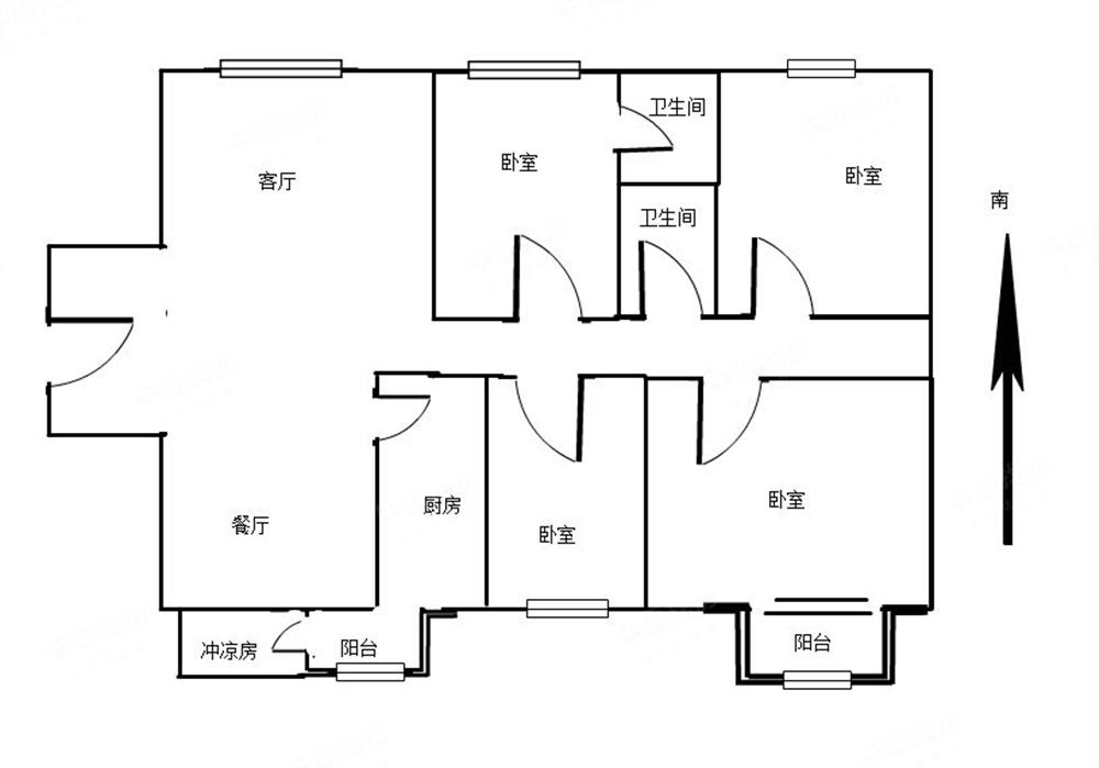 （12.26号上架）全新装饰正规四房地铁口物业诚心卖