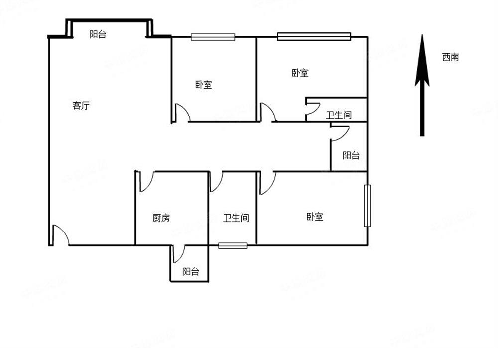 同和悦园高楼层3+1房，精装修，户型使用率超高，诚心出售