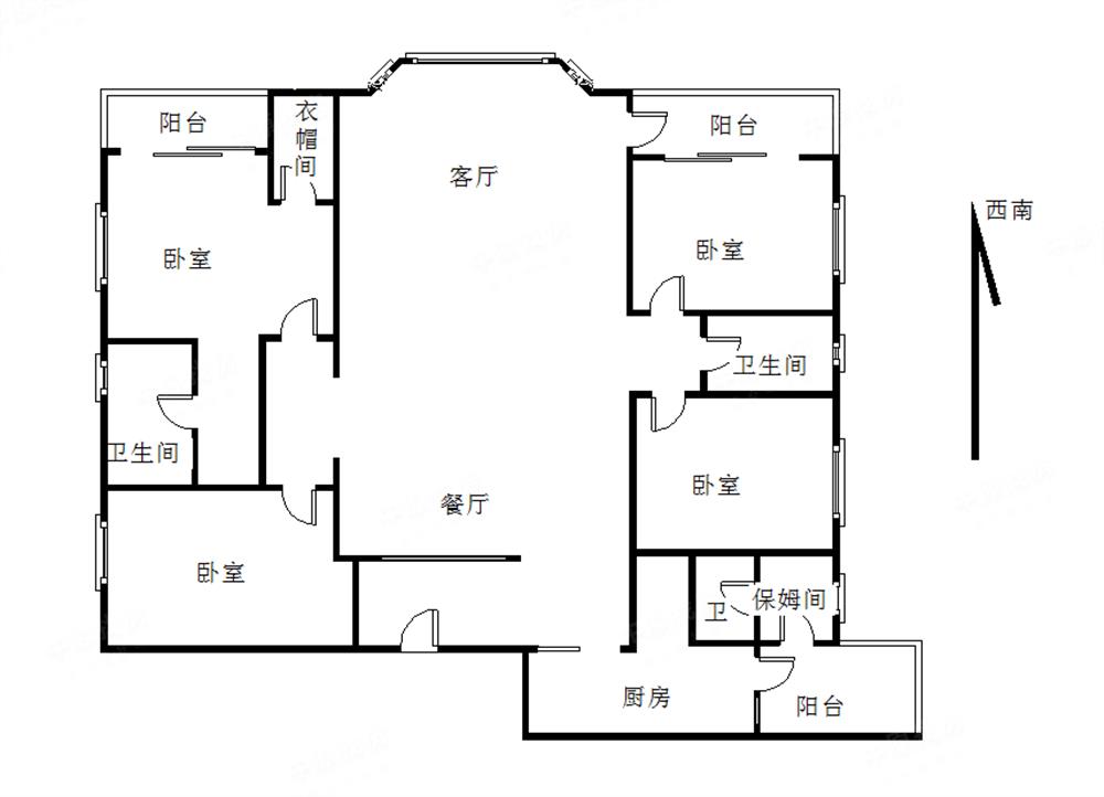 香榭里花园二期 靠香蜜公园 两梯两户 户型大气 诚心出售