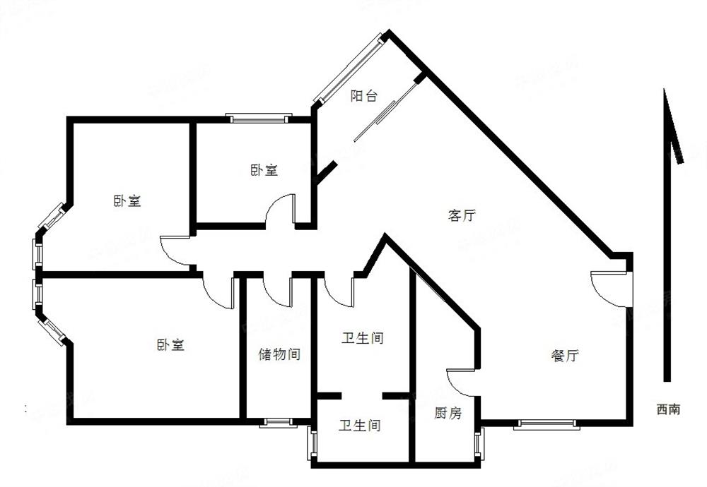 中银花园 高楼层带连廊四房户型，装修保养好，业主诚心卖