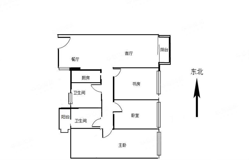 福田CBD 精装三房 户型方正 朝南 名校护航 看房方便