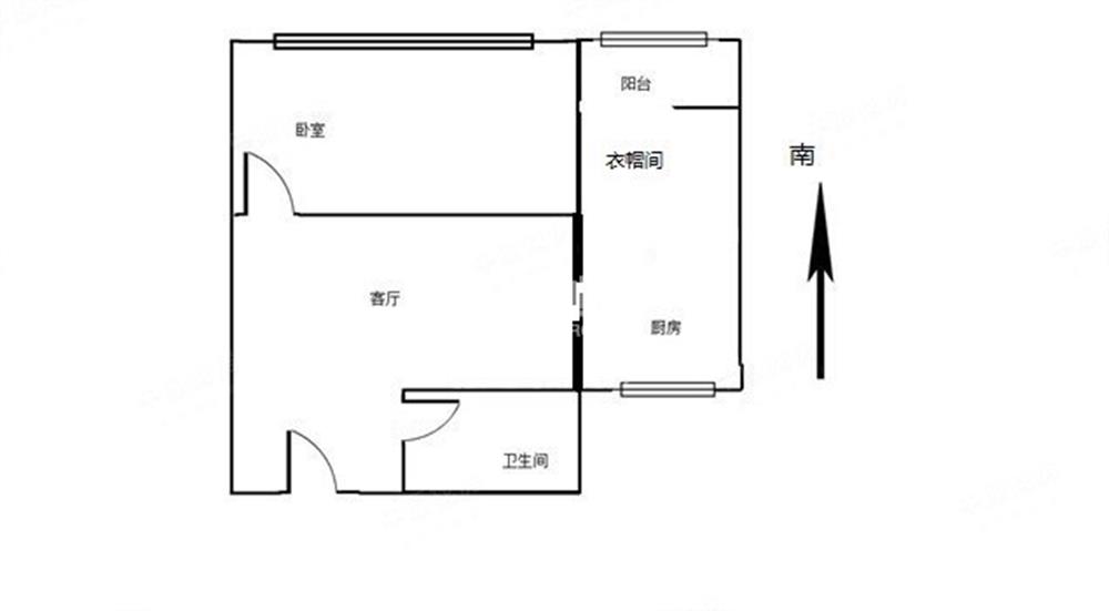 阳光华艺高品质住宅  双地铁口物业 精装1房1厅 南二外学校