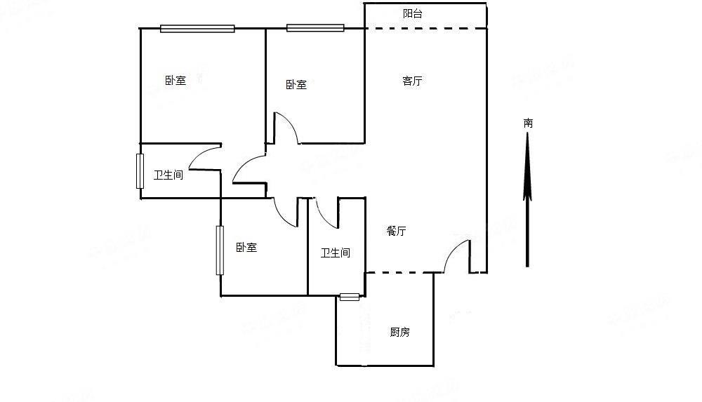 中海锦城南向3房 视野景观好 与金茂府为邻