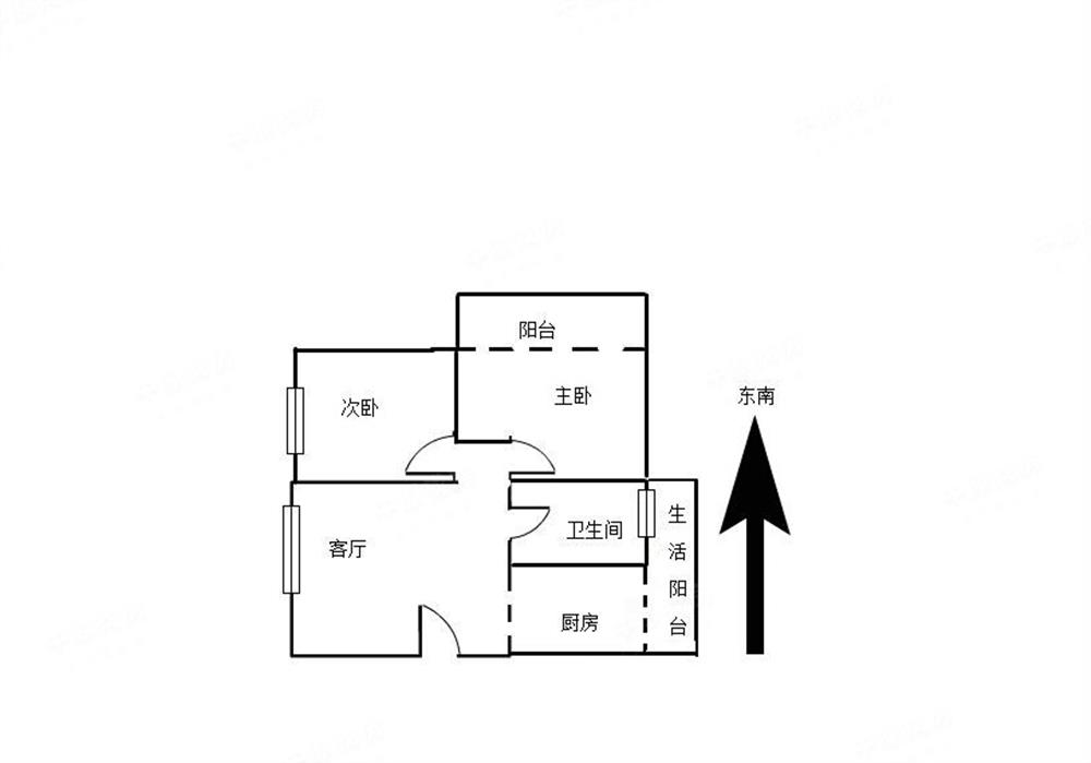 不满5年 朝南 业主腾名额诚售 75.36平 楼下就是双地铁