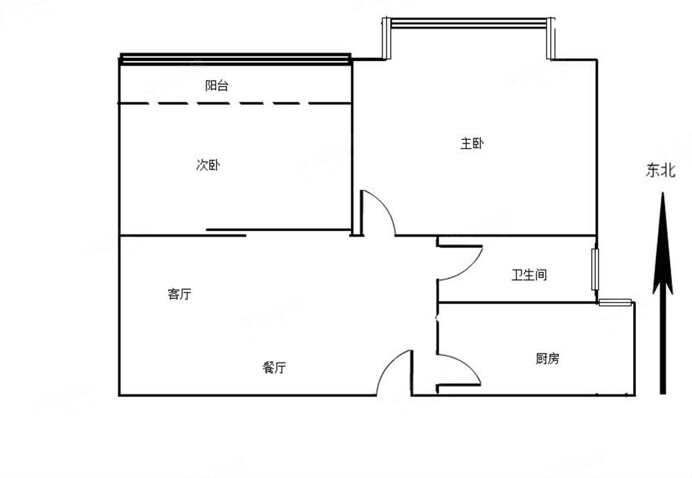 钰龙园高楼层一房一厅诚售 可改两房 视野通风好 红本 城售！