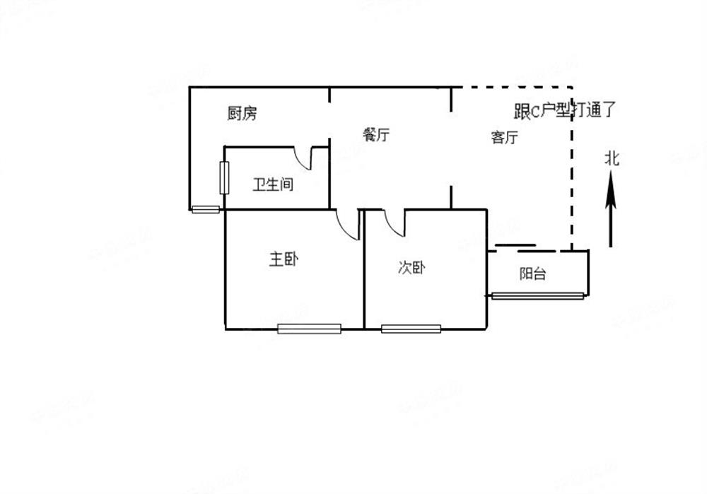 近地铁 花园小区 南向 客厅大阳台 采光视野好 红本急售