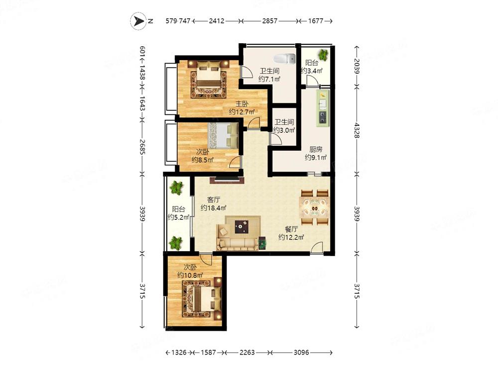 双地铁 锦庐花园 车位充足 朝南向高楼层 红本满五年 省税费