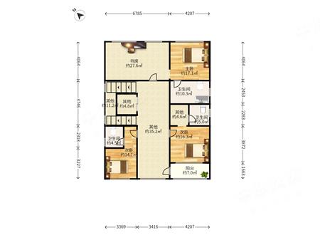 怡景别墅-户型图
