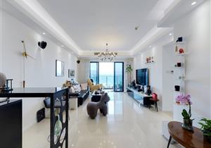 正南向大四房，中间层看山景，近地铁站近口岸很方便