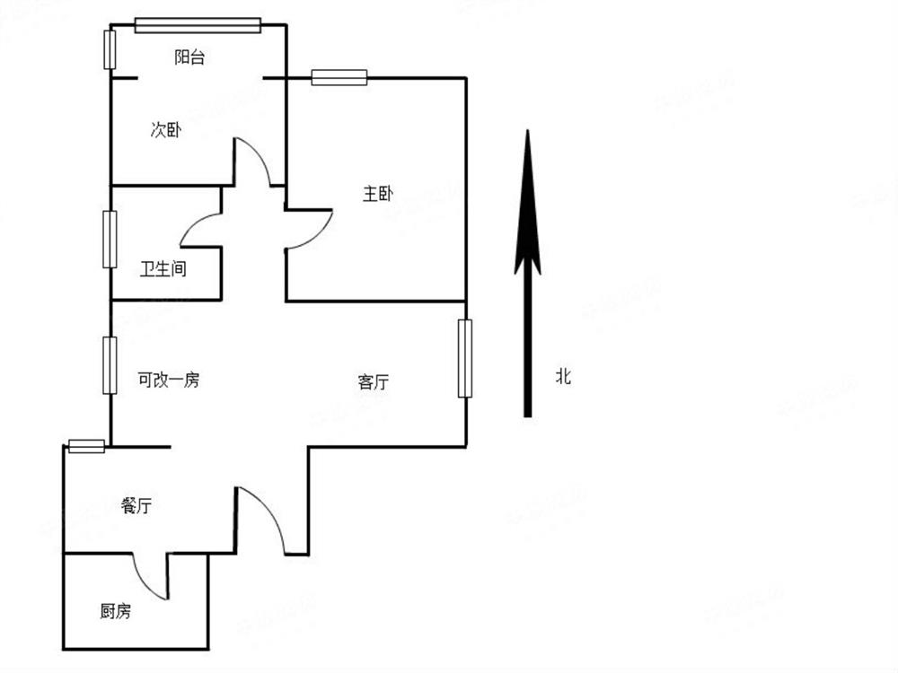 景鹏大厦景田双地.铁口大2房可改3房景秀学位业主诚心卖