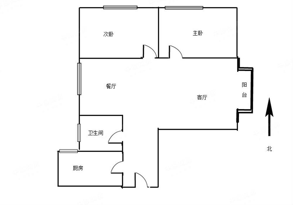 四达大厦东南向2房480万 红本在手税少