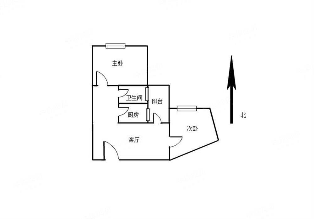 绿洲丰和 有赠送面积 实用三房 每个卧室能放1.5米的床衣柜