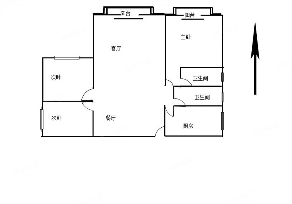 福田双口岸水围云顶翠峰精装南向3房红本没税售900万