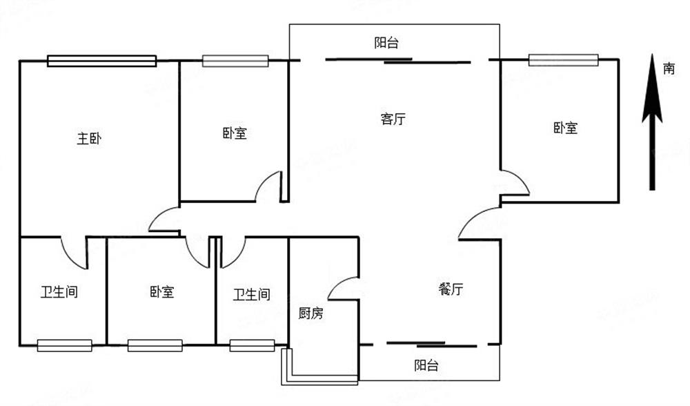 香山花园，精装四房，近地铁口，环境优美