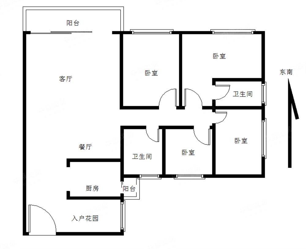 山海上园 精装修四房 高楼层看山看海 房子保养非常好