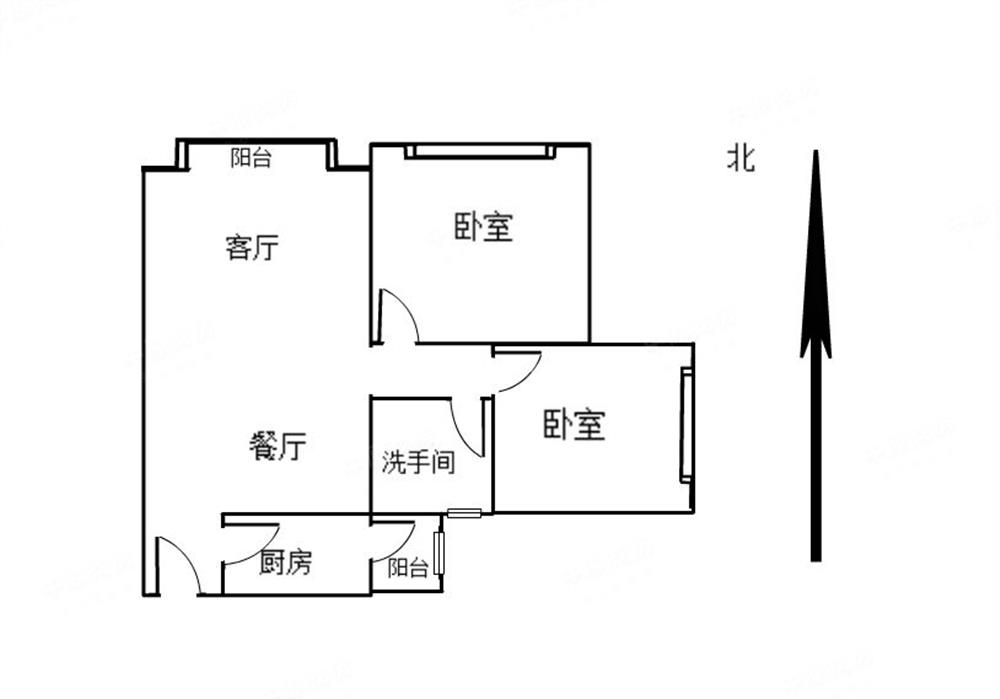 福田皇庭世纪 大花园社区 户型方正两房 豪华装修 看房方便