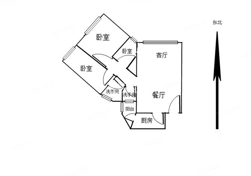 福田区石厦北地铁口物业皇都广场1号楼2206