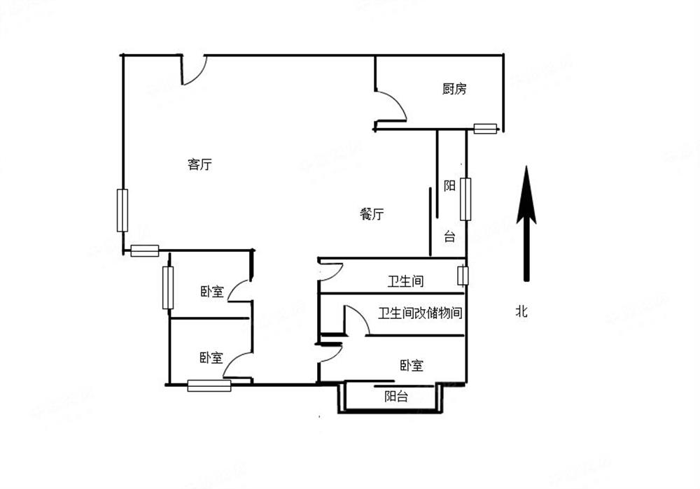 双地铁物业  金色家园二期3房 精装修   业主诚心卖