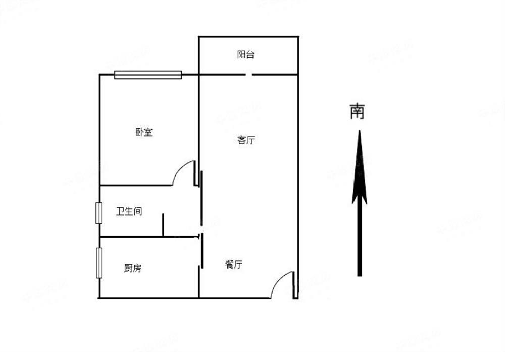 豪方花园 朝南 稀有两房  满五年 红本 XW空出 价格可谈